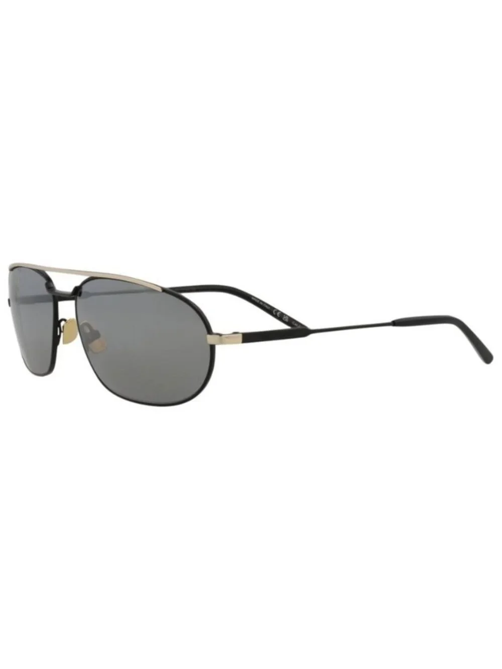 New Saint Laurent Mens Round/Oval Black Black Silver Fashion Designer Sunglasses